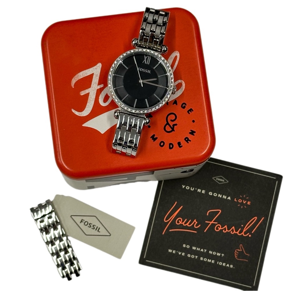 Fossil Tillie Three-Hand Stainless Steel Watch